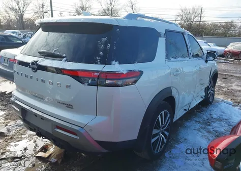 2024 Nissan Pathfinder Platinum 4Wd from USA, damaged, VIN 5N1DR3DK6RC222618